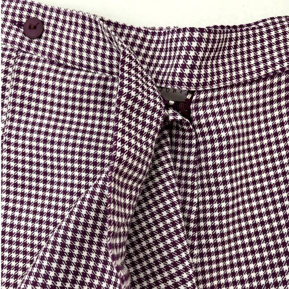 Bette & Court Skort Purple Plaid Pattern Womens 12 - Picture 8 of 10